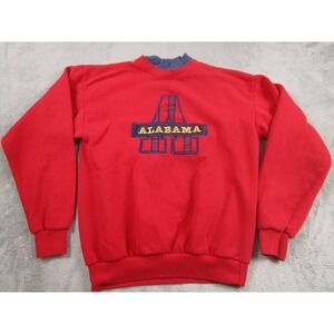 Vintage Alabama Sweater Womens Medium Red‎ Pullover 90s Grandma USA